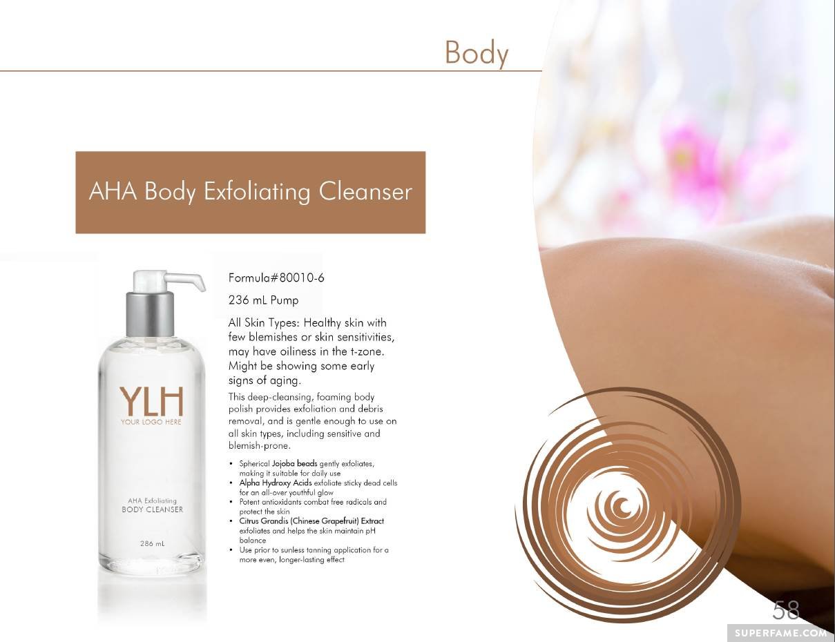 AHA Body Exfoliating Cleanser.