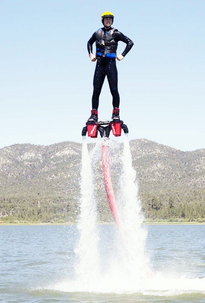 Nash Grier flyboards.