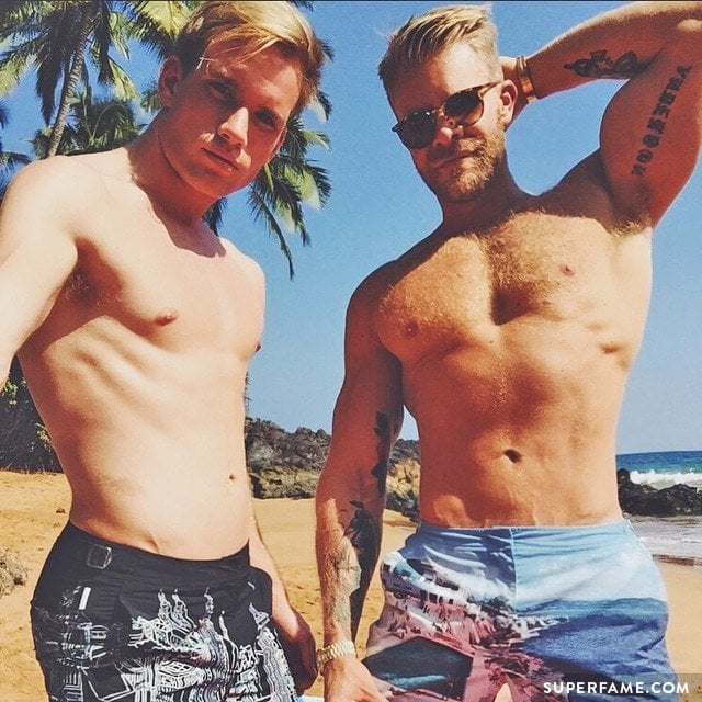 Austin Rhodes at the beach.