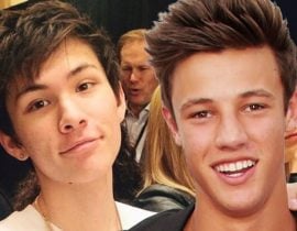 Carter Reynolds with Cam Dallas.