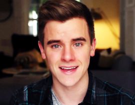 Connor Franta's face.