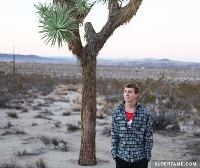 Jake under a tree.