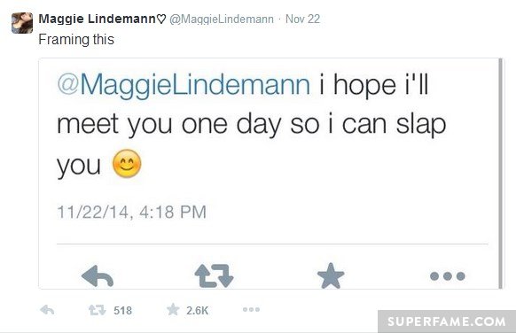 Maggie's slap threat!