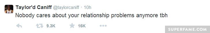 Relationship problems.