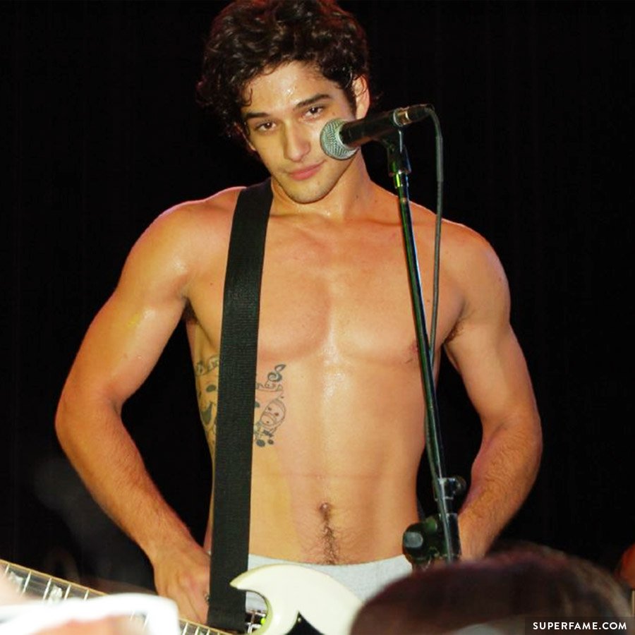 Tyler Posey shirtless.