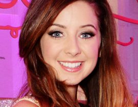 Zoella at her book launch.