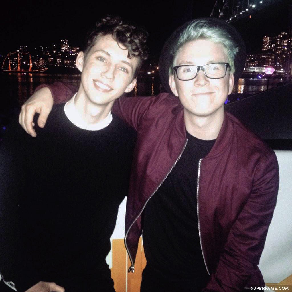 Tyler Oakley and Troye Sivan. 