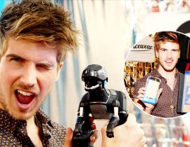 Joey Graceffa at the Grammy Gift Lounge.