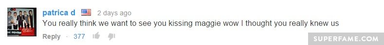 Kissing Maggie - why?