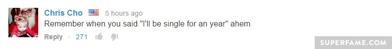Single for a year?
