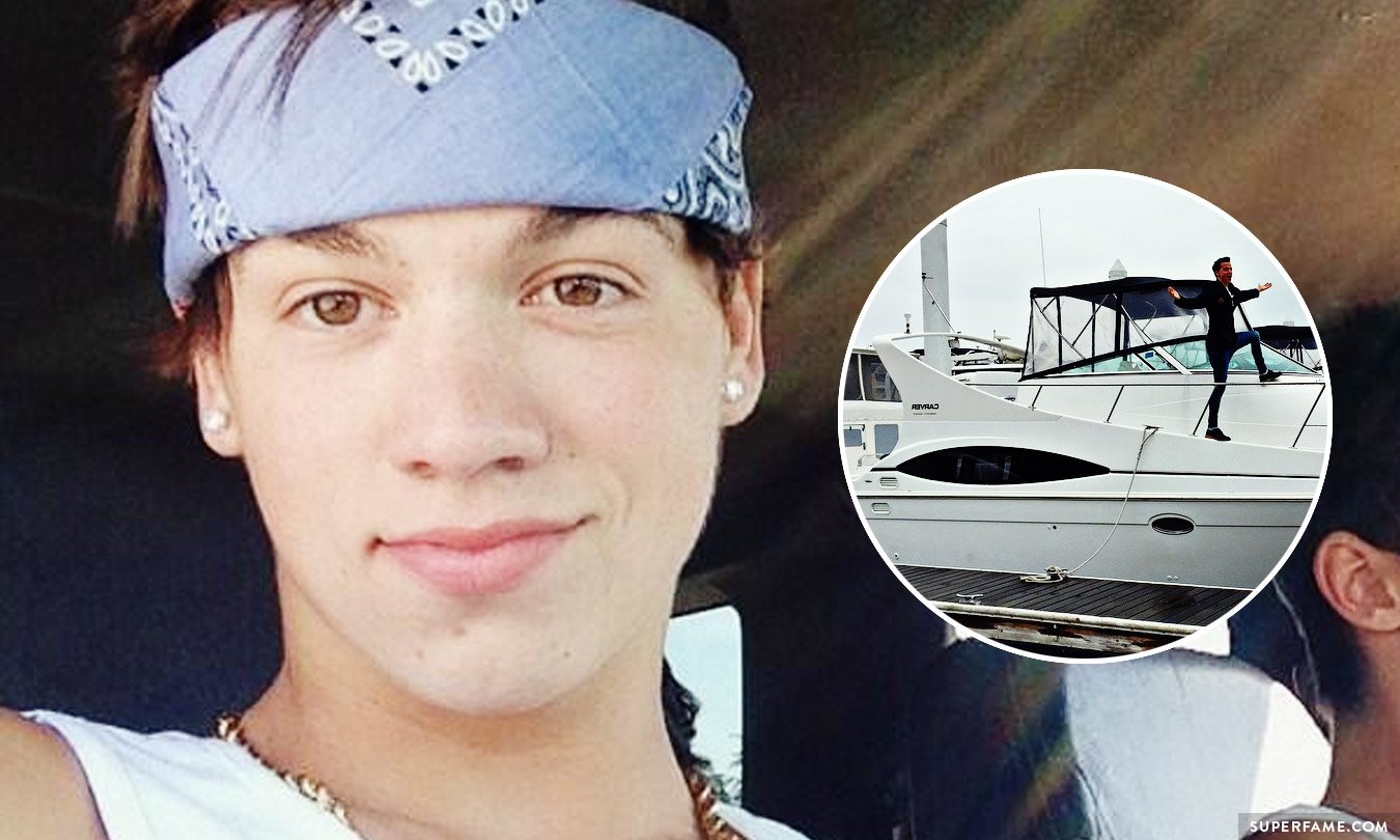 Taylor Caniff's yacht.