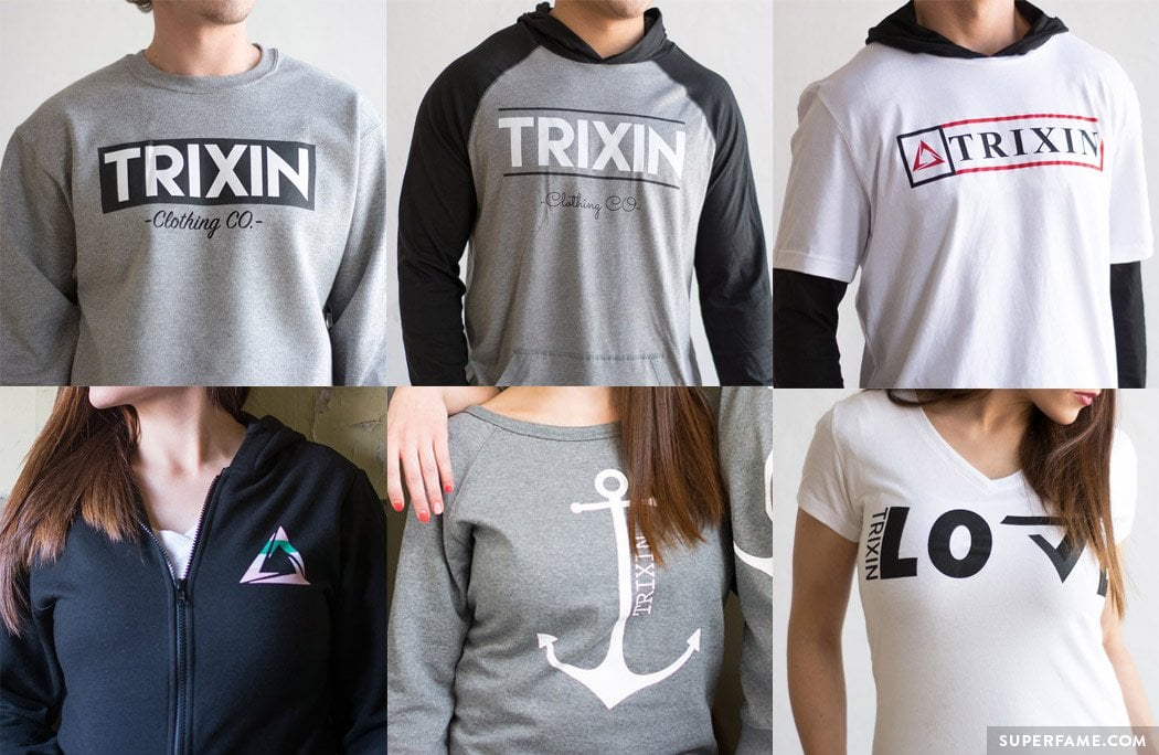 Trixin House clothing.