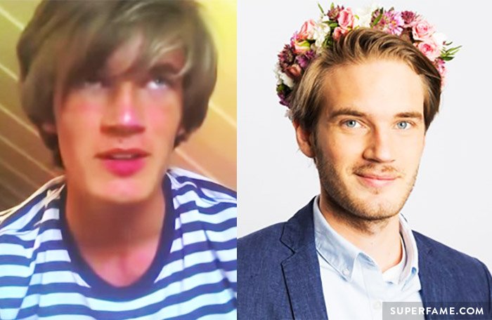 New versus old Pewdiepie.