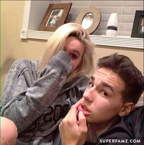 Bea Miller and Jacob Whitesides play around.