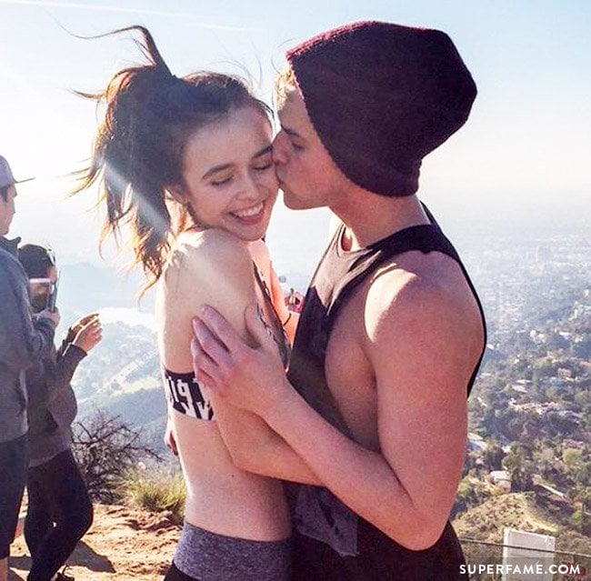 Acacia Brinley kissed by Benn Suede.