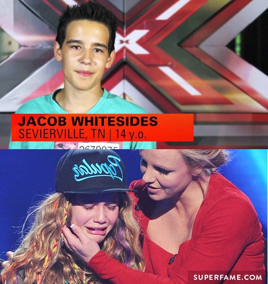 Jacob Whitesides, Beatrice Miller and Britney Spears.