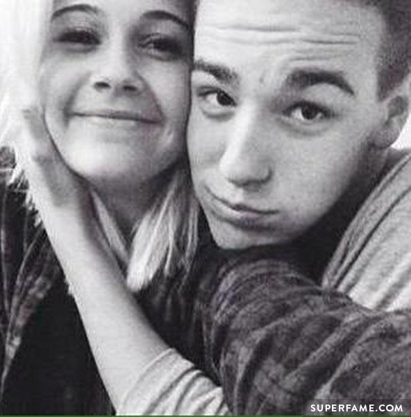 Jacob Whitesides hugs Bea.