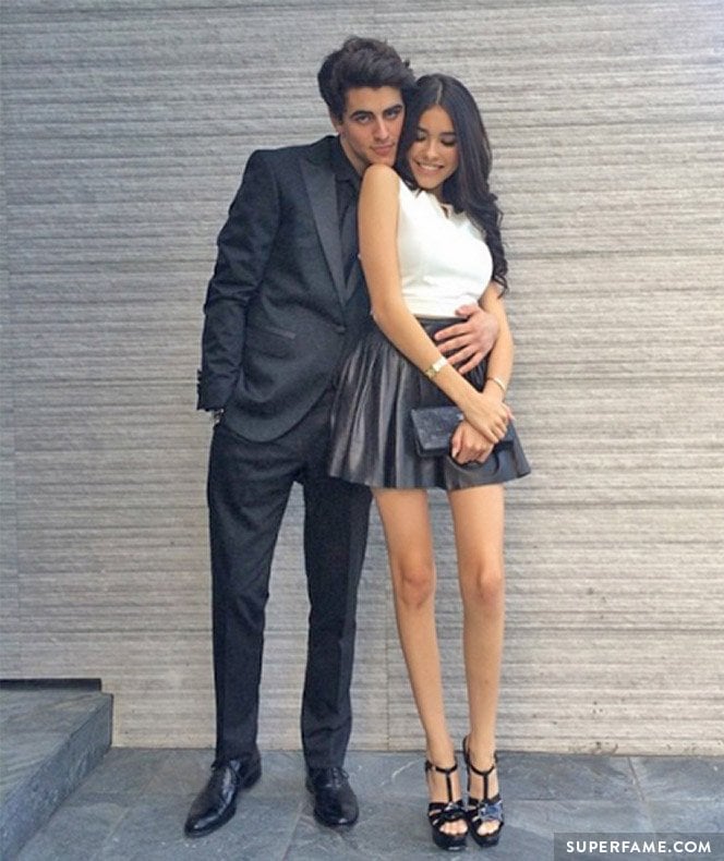 Madison Beer hugged by Jack Gilinsky.