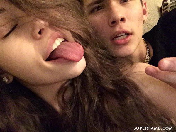 Maggie Lindemann with Carter Reynolds.