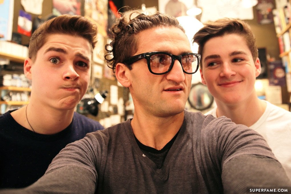 Jack and Finn Harries hang out with Casey Neistat.