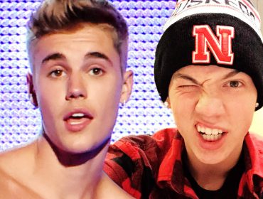 Justin Bieber and Taylor Caniff.