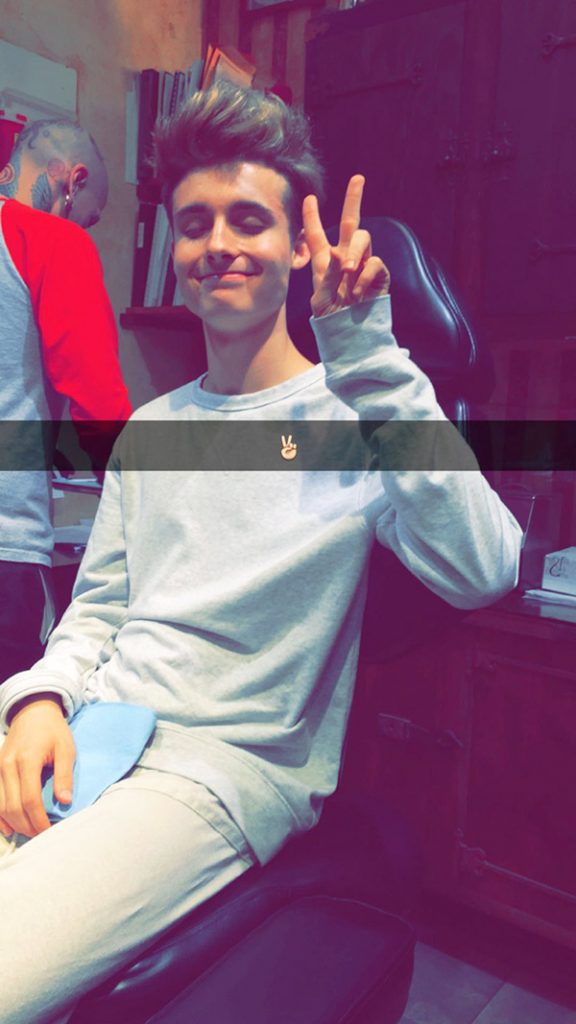 WeeklyChris getting a piercing.