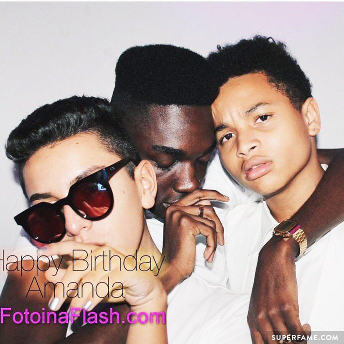 Lohanthony poses with Destin and Rickey. (Photo: Instagram)