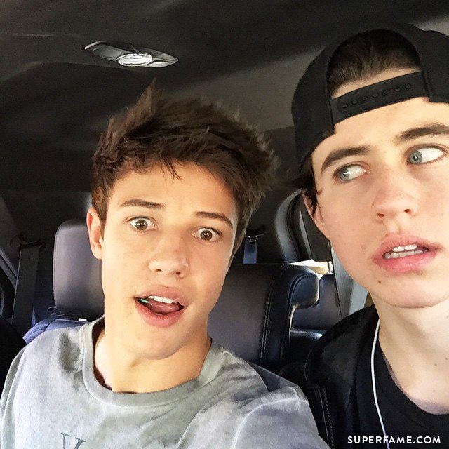 Cameron Dallas and Nash Grier.