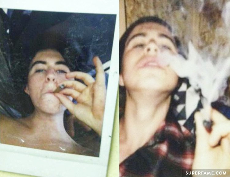 Nash Grier loves smoking.