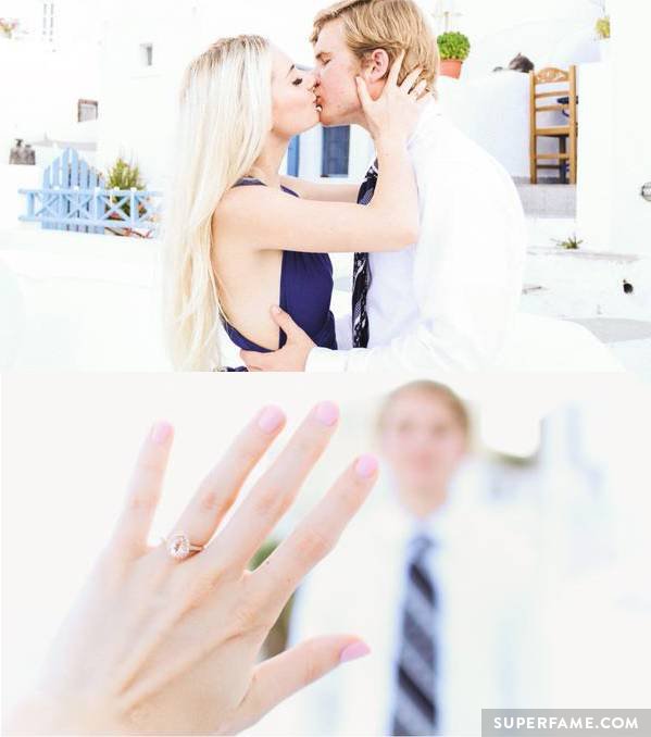 Aspyn Ovard's engagement / wedding ring.