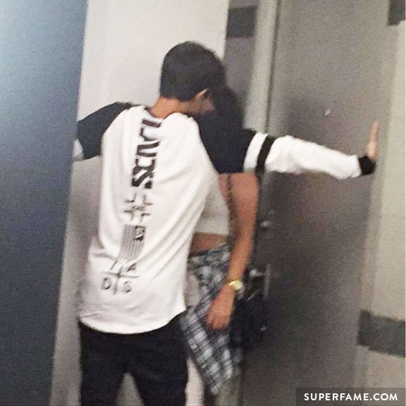 Cameron Dallas gets close with Yasmim.