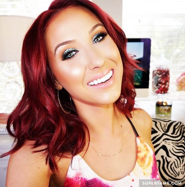 Jaclyn Hill smiles for the camera.