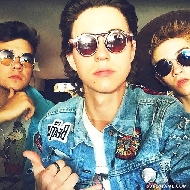 Nash Grier, Jake Foushee and Jack Johnson,.