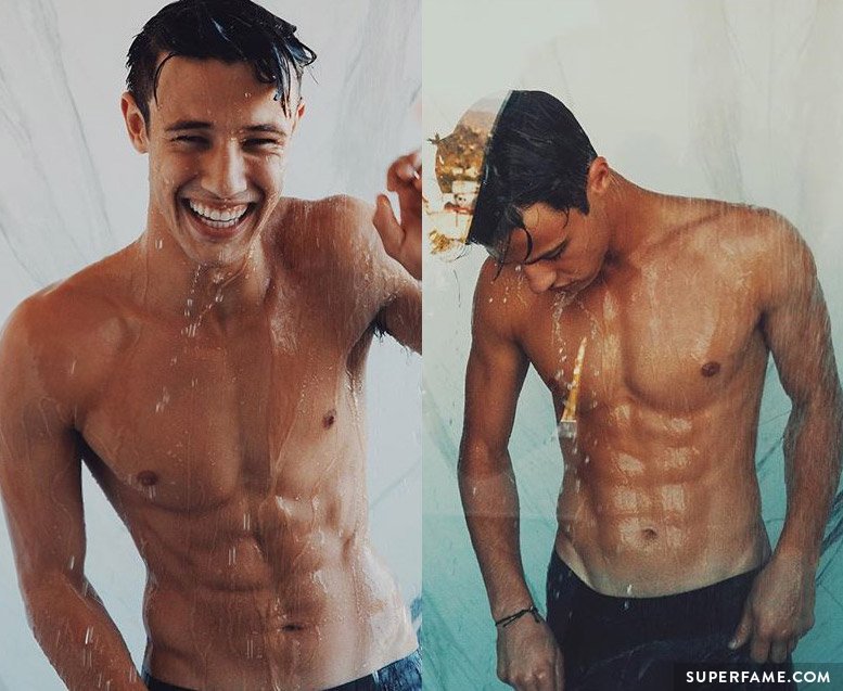 Cameron Dallas' abs.