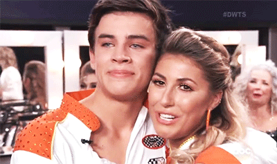 Hayes Grier crying on Dancing with the Stars.