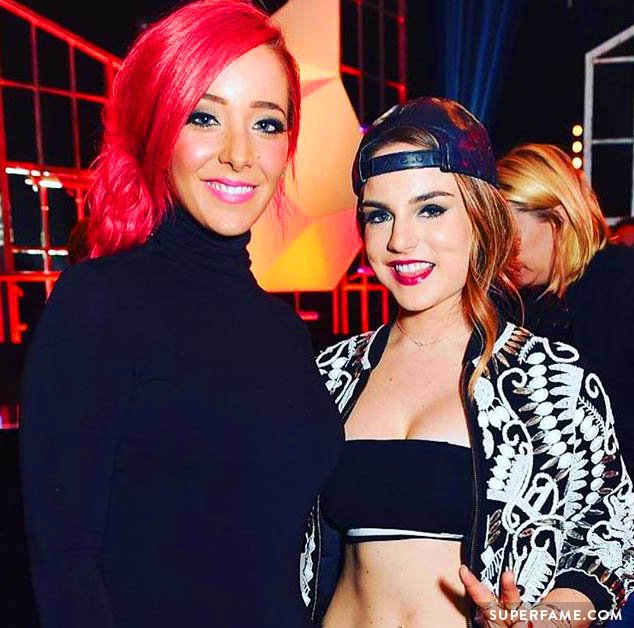 Jenna Marbles and Jojo.