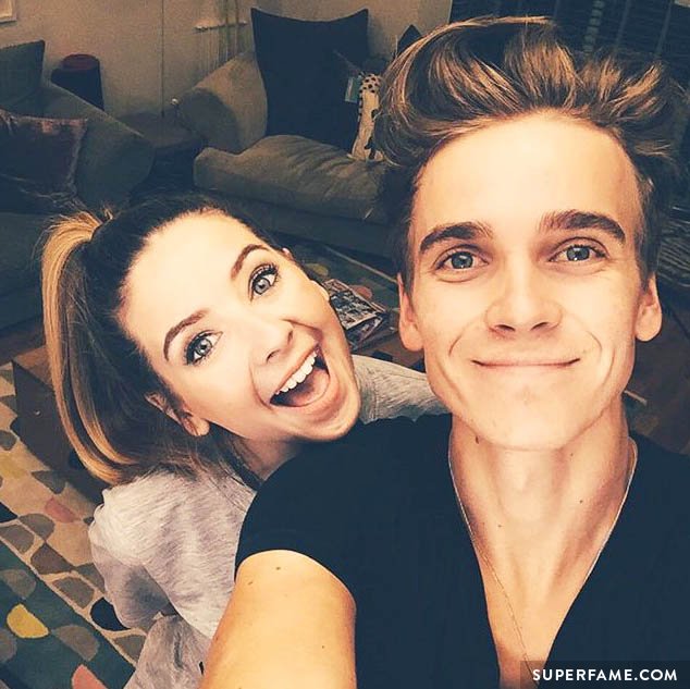 Joe Sugg and sister Zoella.