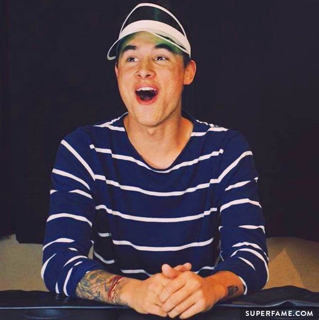 Kian Lawley is surprised. 