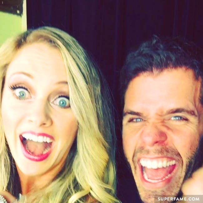 Nicole Arbour with friend Perez Hilton.