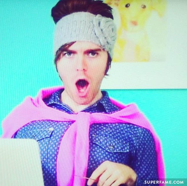 Shane Dawson looking shocked.