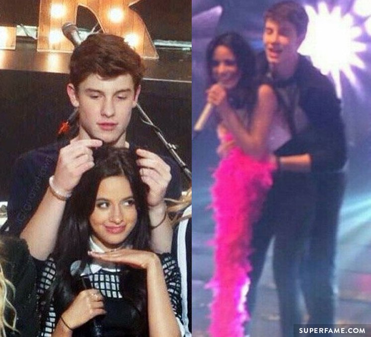 Shawn plays with Camila.