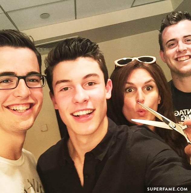 Shawn Mendes getting cut.