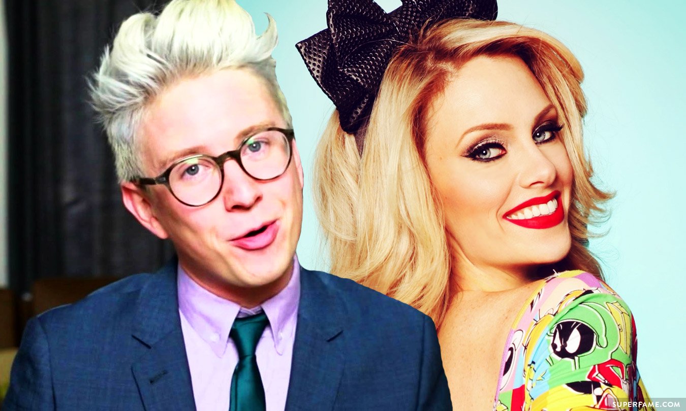 Tyler Oakley and Nicole Arbour.