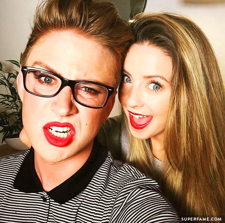 Tyler Oakley and Zoella.