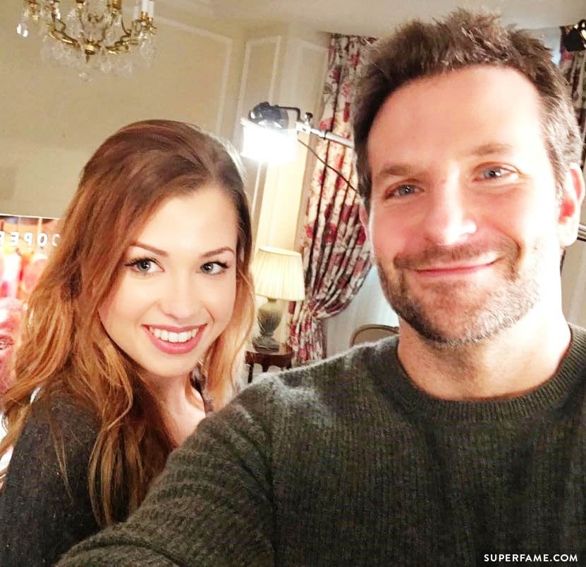 Bradley Cooper with fangirl.