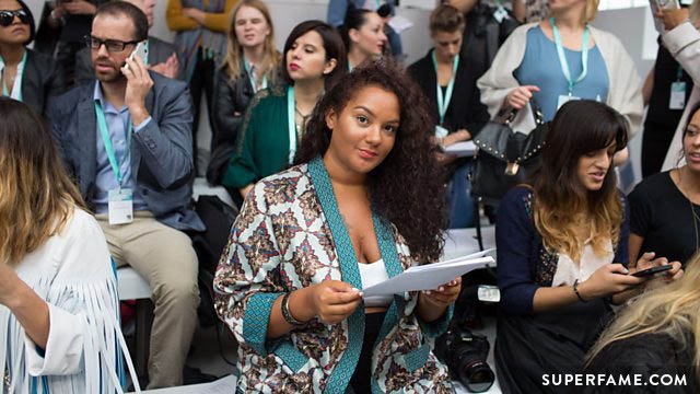 UglyFaceOfBeauty at London Fashion Week.