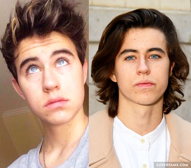 Nash Grier's hair.