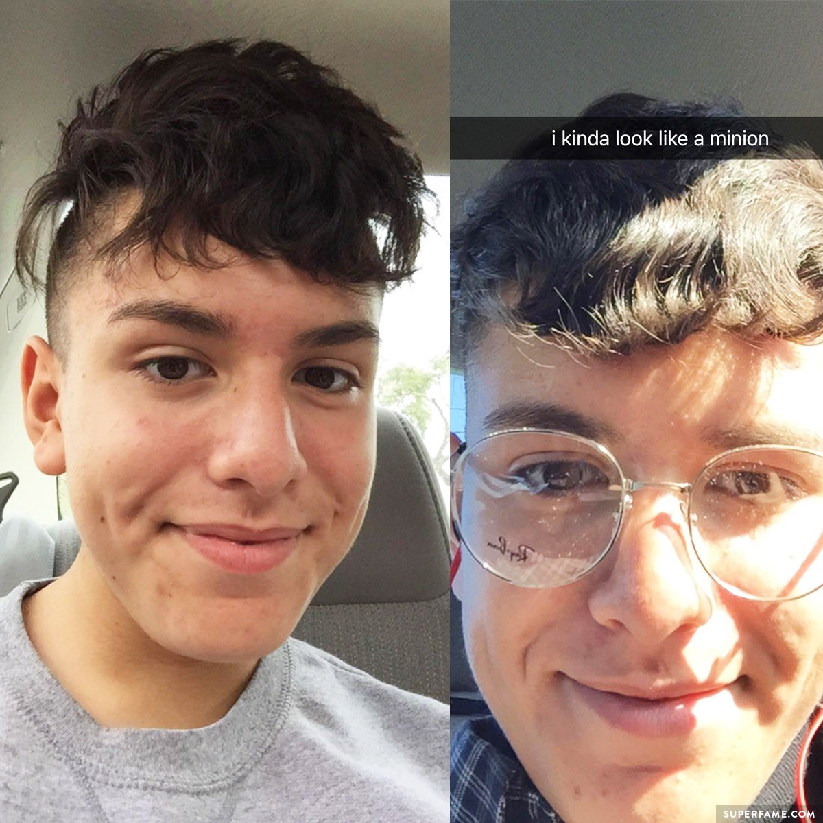 Lohanthony compares himself to a Minion. (Photo: Snapchat)