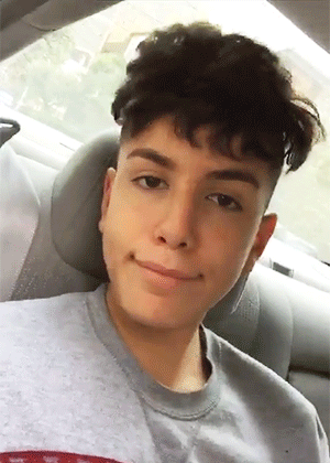Lohanthony plays with his hair.