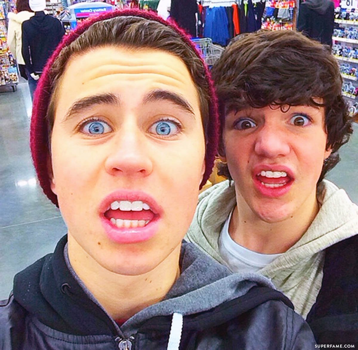 Nash Grier and Aaron Carpenter. 